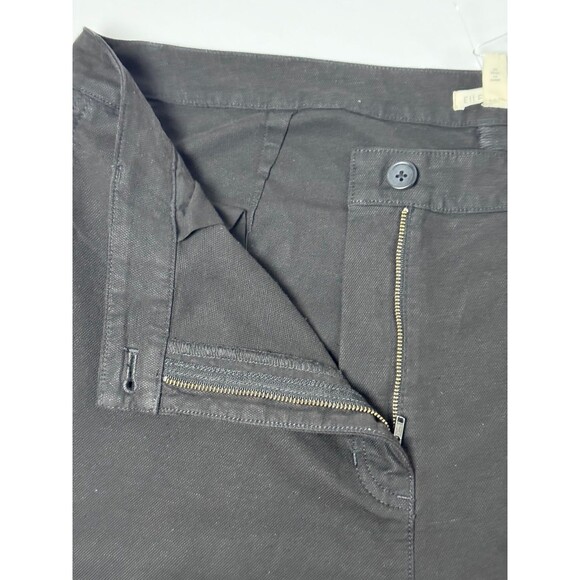 Eileen Fisher Ankle Pants Women 16 Black Organic Cotton Hemp Stretch Sustainable - Picture 7 of 15